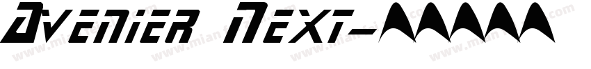 Avenier Next字体转换